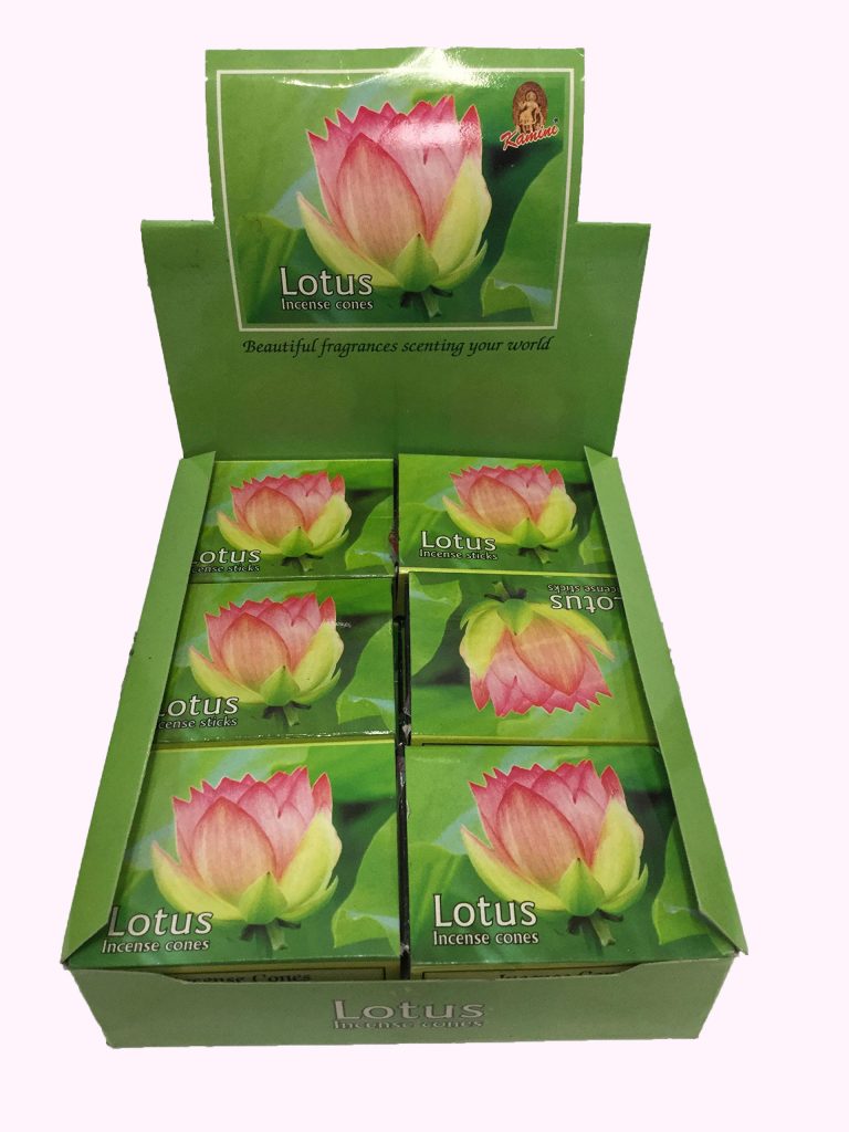 Kamini Lotus Incense Cones The Blue Lotus Shop